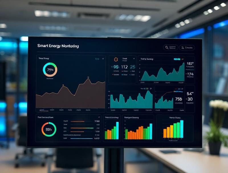 Panel de control de energía y smart building