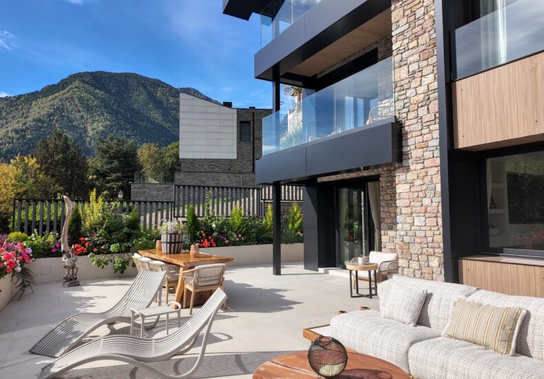 Proyecto domótica en chalet - terraza y exterior